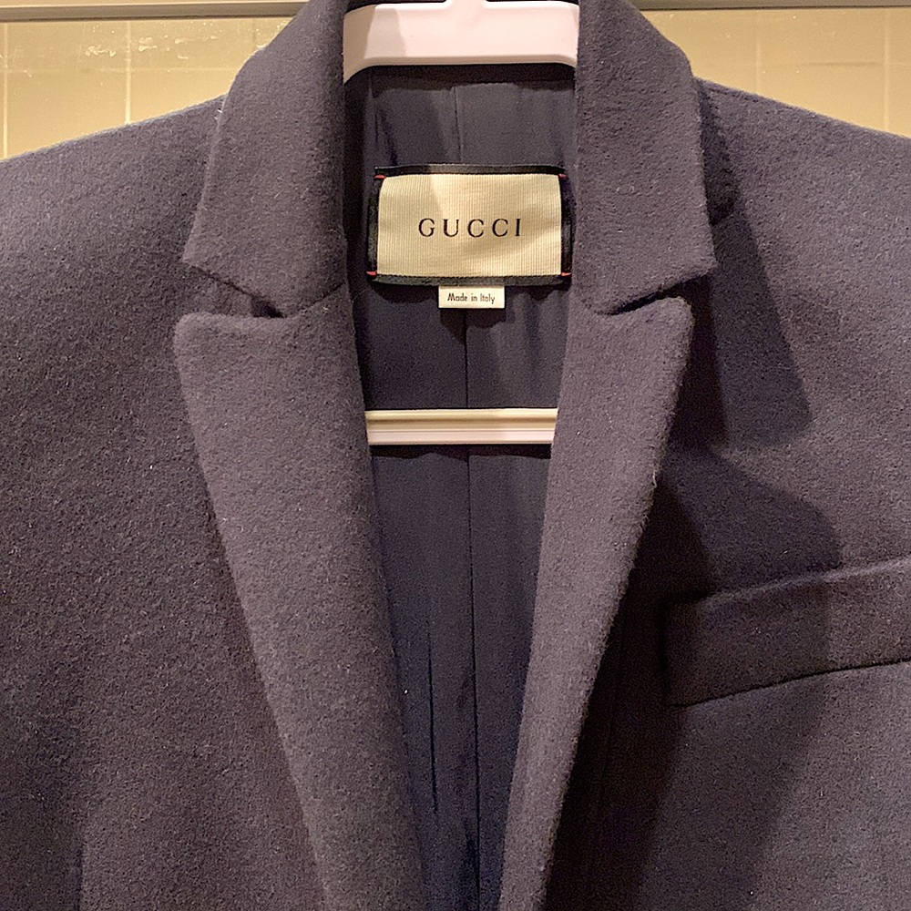 NWT Gucci Single Breast Caspian Coat